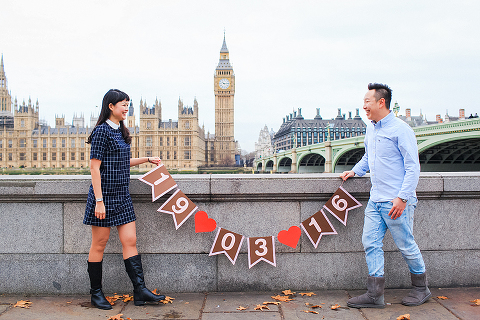 pre wedding engagement photography london Big Ben Westminster winter couples love story (36)