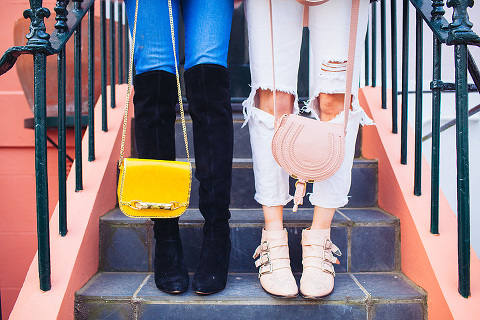 street style fashion portrait photographer London Notting Hill winter Belle and Bunty colourful (11)