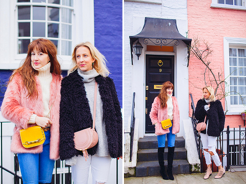 street style fashion portrait photographer London Notting Hill winter Belle and Bunty colourful (4)