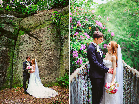 Wedding summer London Chelsea High Rocks Kent Tunbridge Wells red hair bride  (13)