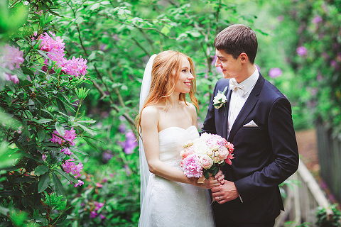 Wedding summer London Chelsea High Rocks Kent Tunbridge Wells red hair bride  (17)