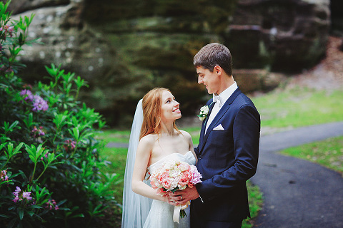 Wedding summer London Chelsea High Rocks Kent Tunbridge Wells red hair bride  (21)