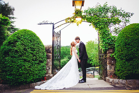 Wedding summer London Chelsea High Rocks Kent Tunbridge Wells red hair bride  (26)