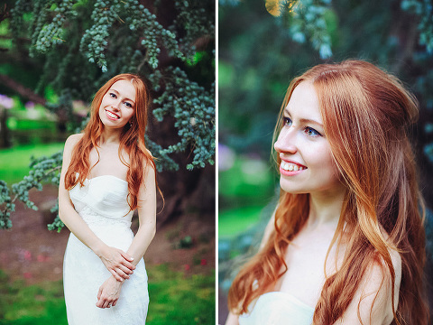 Wedding summer London Chelsea High Rocks Kent Tunbridge Wells red hair bride  (31)