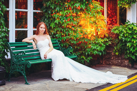 Wedding summer London Chelsea High Rocks Kent Tunbridge Wells red hair bride  (36)