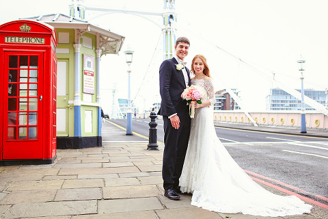 Wedding summer London Chelsea High Rocks Kent Tunbridge Wells red hair bride  (5)