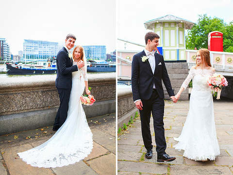 Wedding summer London Chelsea High Rocks Kent Tunbridge Wells red hair bride  (6)