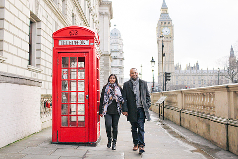 winter London outdoor couples Valentines day photo shoot engagement Westminster Big Ben tower Bridge (12)
