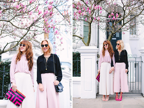 spring fashion street style London notting hill photo shoot spring magnolia belle and bunty lk bennett