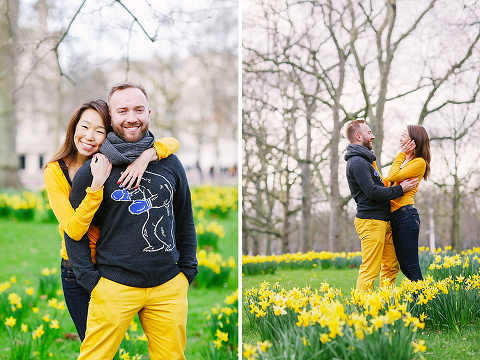 valentines day love couples engagement photo shoot London balloons piccadilly westminster big ben spring park yellow (23)