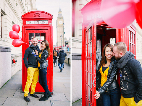 valentines day love couples engagement photo shoot London balloons piccadilly westminster big ben spring park yellow (36)