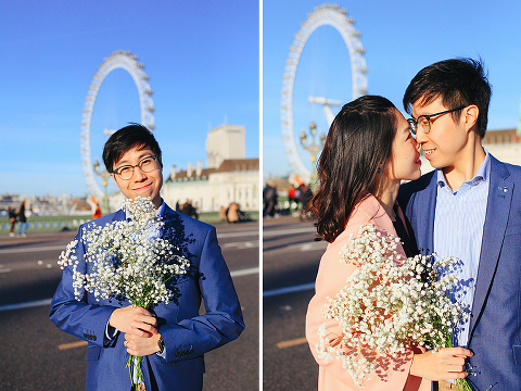 engagement couples pre wedding love story London spring photo shoot westminster big ben st james park piccadilly trafalgar square (23)
