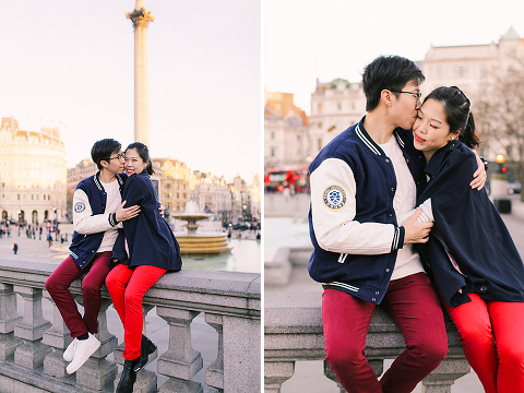 engagement couples pre wedding love story London spring photo shoot westminster big ben st james park piccadilly trafalgar square (49)