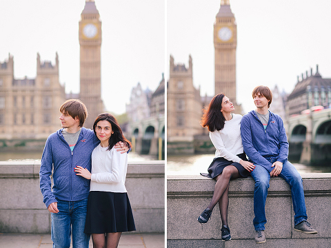 couples engagement outdoor London westminster big ben photo shoot (13)