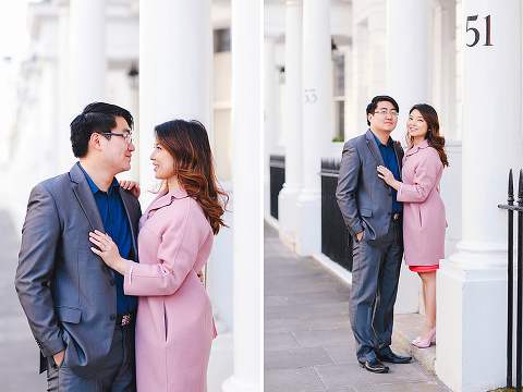 south kensington london spring magnolia natural history museum notting hill engagement pre wedding couples photo shoot (10)