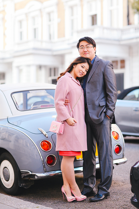 south kensington london spring magnolia natural history museum notting hill engagement pre wedding couples photo shoot (13)