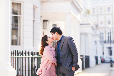 south kensington london spring magnolia natural history museum notting hill engagement pre wedding couples photo shoot (18)