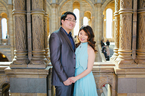 south kensington london spring magnolia natural history museum notting hill engagement pre wedding couples photo shoot (3)