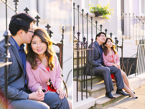south kensington london spring magnolia natural history museum notting hill engagement pre wedding couples photo shoot (33)