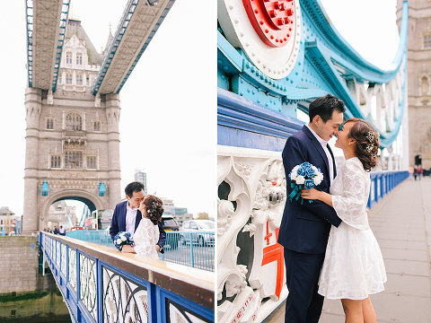pre wedding engagement couples photo shoot tower bridge London spring love (16)