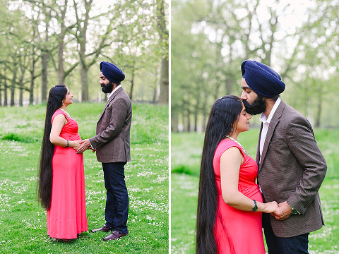 pregnancy spring couples photo shoot London st james park westminster big ben (1)