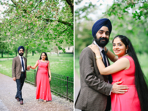 pregnancy spring couples photo shoot London st james park westminster big ben (13)