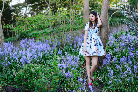 cherry blossom sakura spring london outdoor fashion portrait photoshoot regents park (20)