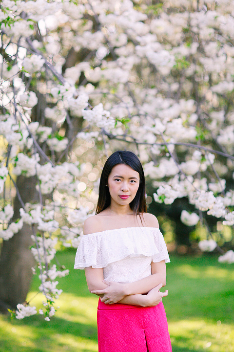 cherry blossom sakura spring london outdoor fashion portrait photoshoot regents park (4)