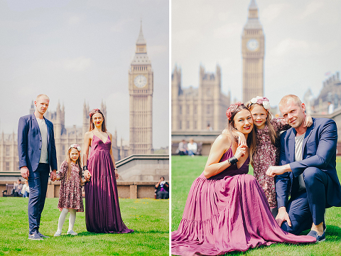 family portrait fashion photoshoot london westminster big ben summer dress (1)