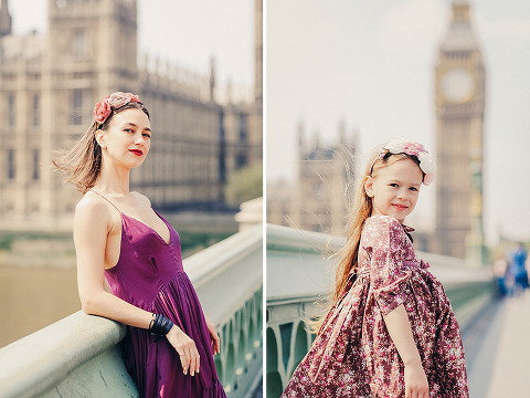 family portrait fashion photoshoot london westminster big ben summer dress (17)
