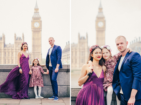 family portrait fashion photoshoot london westminster big ben summer dress (5)