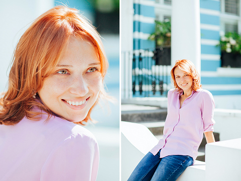 portrait outdoor headshot notting hill london summer model street style shoot London (11)