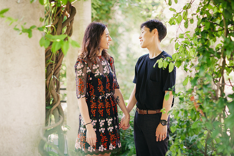 Hampstead Pergola and Hill Gardens hampstead heath park London engagement love couples shoot summer boho pre wedding