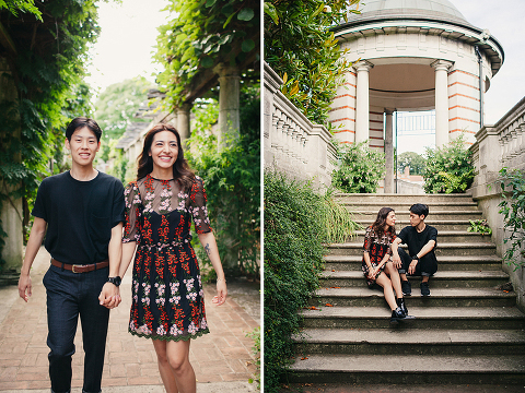 Hampstead Pergola and Hill Gardens hampstead heath park London engagement love couples shoot summer boho pre wedding (13)