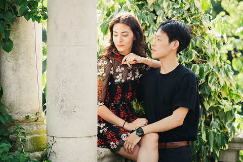 Hampstead Pergola and Hill Gardens hampstead heath park London engagement love couples shoot summer boho pre wedding (23)