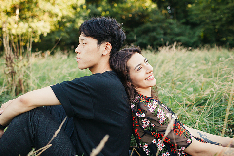 Hampstead Pergola and Hill Gardens hampstead heath park London engagement love couples shoot summer boho pre wedding (45)