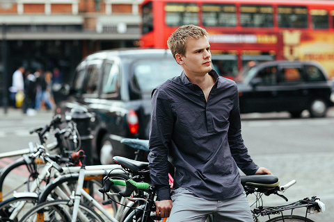 portrait fashion mens street style photo shoot East London Liverpool street station (3)