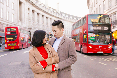 love couples pre wedding engagement photo shoot photographer London Mayfair Piccadilly Trafalgar square Westminster Big Ben London eye winter christmas (13)
