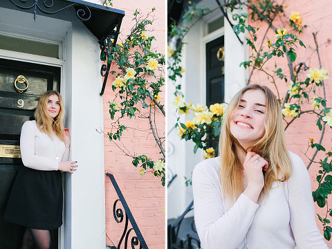 portrait spring photo shoot london cherry blossom pink kensington notting hill street style fashion (30)