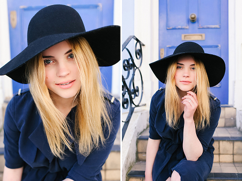 portrait spring photo shoot london cherry blossom pink kensington notting hill street style fashion (38)