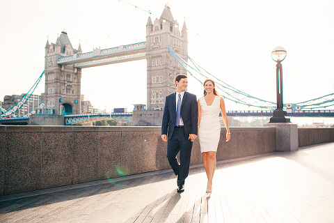 couples photo shoot engagement photographer London Tower Bridge Regents park summer