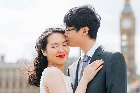 pre wedding photo shoot in London engagement couple summer westminster big ben (11)