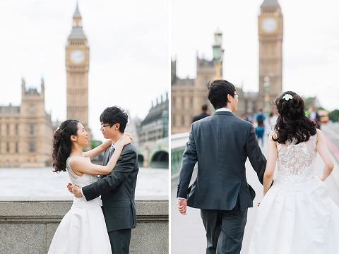 pre wedding photo shoot in London engagement couple summer westminster big ben (7)