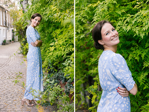 portrait autumn photo shoot london kensington fall red leaves (5)