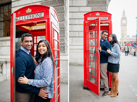south kensington london couples engagement pre wedding proposal autumn photo shoot big ben westminster bridge tower evening (28)