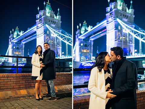 south kensington london couples engagement pre wedding proposal autumn photo shoot big ben westminster bridge tower evening (45)