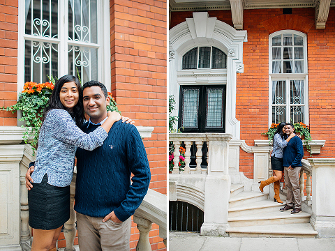 south kensington london couples engagement pre wedding proposal autumn photo shoot big ben westminster bridge tower evening (8)