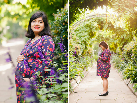 pregnancy maternity autumn couples photoshoot london regent's park queen mary's gardens (23)