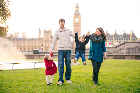 London family autumn photo shoot kids portrait big ben westminster (3)