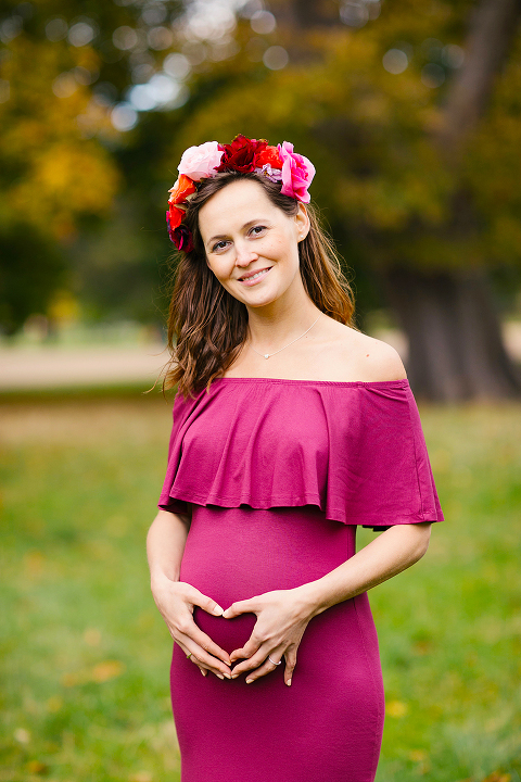 pregnancy maternity autumn fall photo shoot London Kensington Hyde park (19)